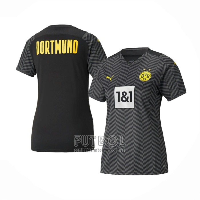 Camiseta Borussia Dortmund Segunda Mujer 2021-2022